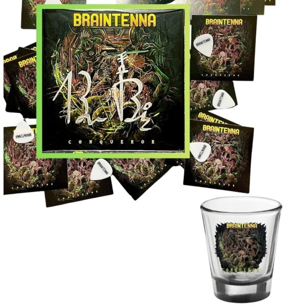 Conqueror CD and Shot Glass